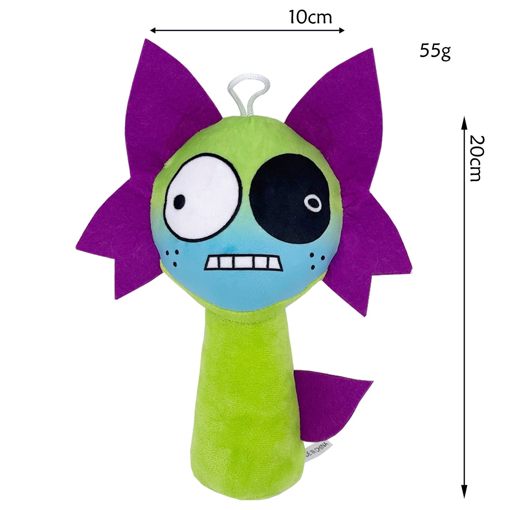 Sprunki Plush Doll - New Arrival Rhythm Box Game Merch, Green-Purple Monster Soft Plush Toy