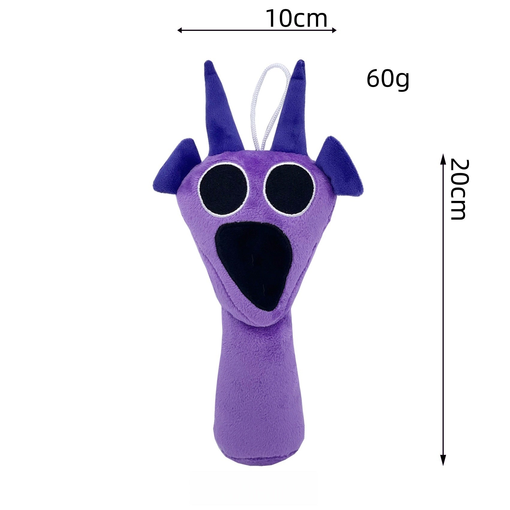 Sprunki Plush - New Incredibox (Rhythm Box) Game Peripheral Purple Horned Monster Soft Stuffed Toy