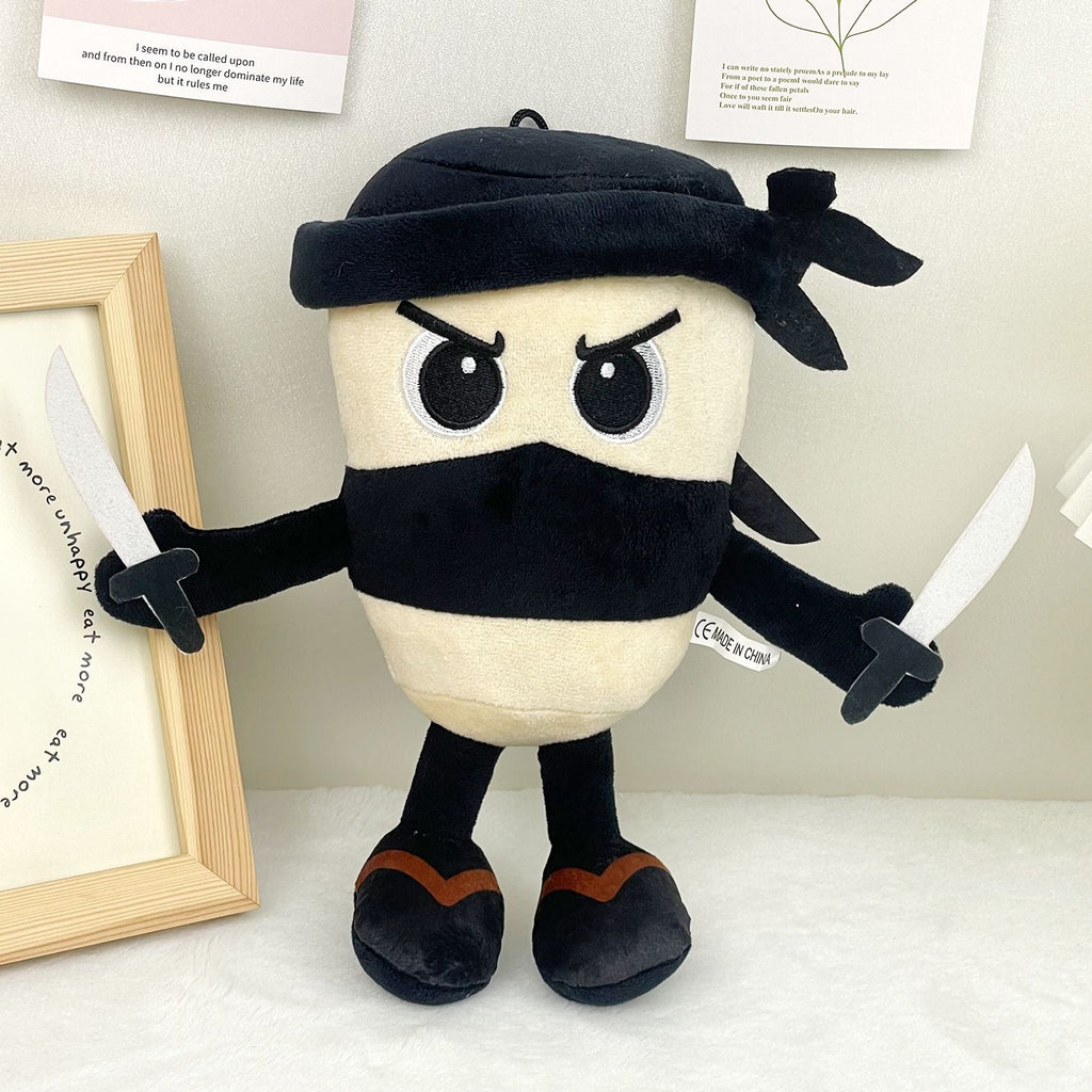 Shan Hai Jing Ninja Cup Plush - Unique Mythical Creature Stuffed Toy, 25cm Fantasy Beast Plushie for Mythology Fans & Collectors