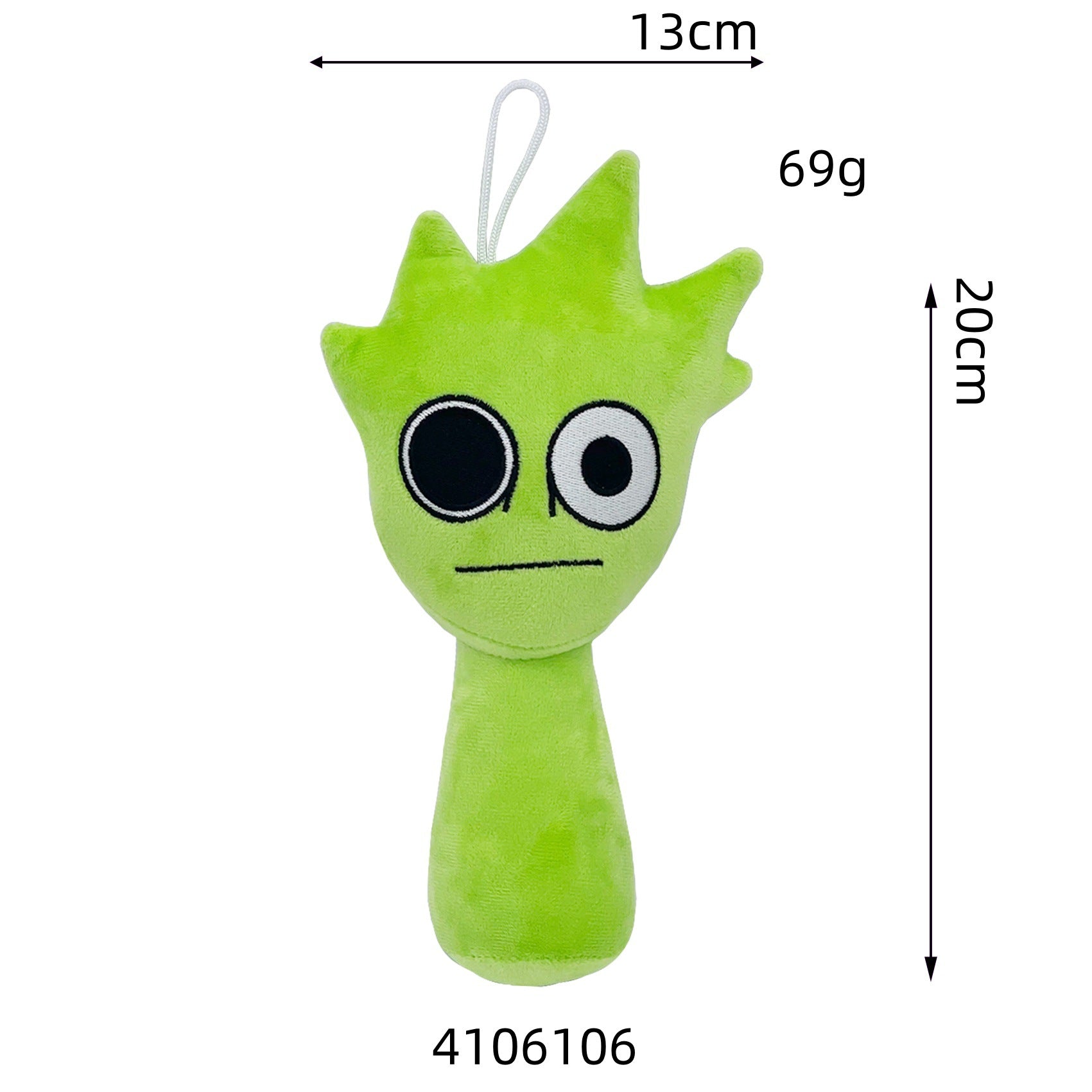 Sprunki Plush Doll - New Arrival Rhythm Box Game Merch, Lazy Cat-Eared Monster Soft Plush Toy