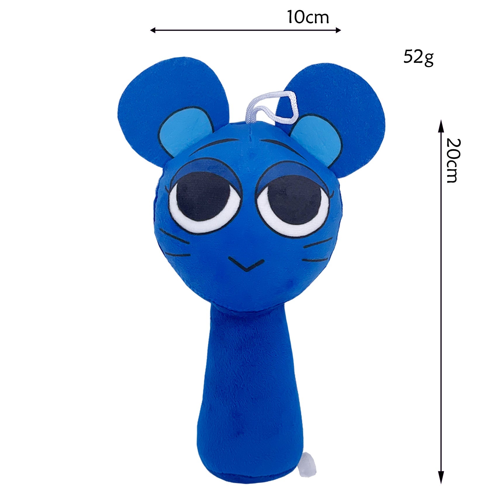 Sprunki Plush - New Incredibox (Rhythm Box) Game Peripheral Blue Mouse Monster Soft Stuffed Toy